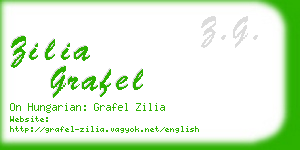 zilia grafel business card